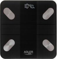 Adler AD 8186 Okos személymérleg Max 180kg - Fekete