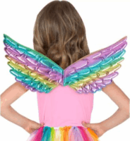 Widmann Szivárvány színű szárnyak jelmezhez - 43 x 22 cm
