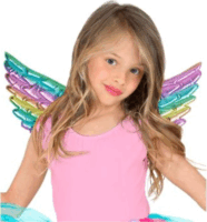 Widmann Szivárvány színű szárnyak jelmezhez - 43 x 22 cm