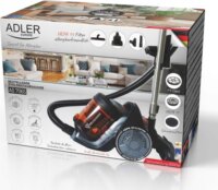 Adler AD 7065 Porzsák Nélküli Porszívó 700W - Fekete / Piros