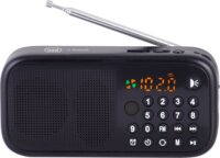 Trevi DR 7F40 Hordozható Bluetooth/USB/microSD/FM Hangszórós Rádió - Fekete