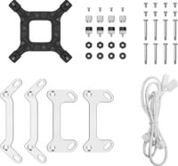 Deepcool LT240 240mm ARGB Univerzális CPU Vízhűtés - Fehér