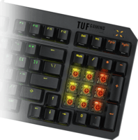 ASUS TUF Gaming K3 Gen II Vezetékes Mechanikus Gamer Billentyűzet - Fekete (HU)