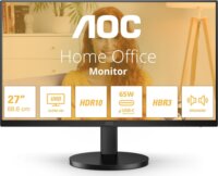 AOC 27" U27B3CF 16:9 4K 4K UHD IPS 60Hz Monitor - Fekete
