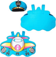 Widmann Pilóta jelmez sapkával gyerekeknek - 113 cm