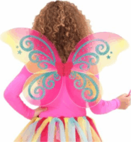 Csillámos tündérszárny jelmez kiegészítő lányoknak - 50 x 40 cm