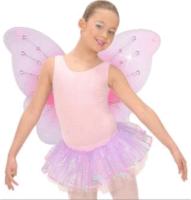 Tündérszárny jelmez kiegészítő lányoknak 50 x 40 cm - Rózsaszín