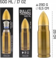 Froster Bullet Brass Dupla falú Puska golyó formájú Termosz 500ml - Réz