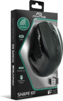Advance Shape 6D Wireless Ergonomikus Egér - Fekete