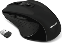 Advance Shape 6D Wireless Ergonomikus Egér - Fekete
