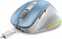 Genius Ergo 9000S Pro Bluetooth + RF Wireless Ergonomikus Egér - Világoskék