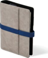 Kalendart Saturnus L225 180x240mm Műbőr gyűrűs kalendárium - Szürke/Kék