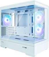 Zalman P30 V2 Mini Torony Számítógépház + 3db 120mm ventillátor - Fehér