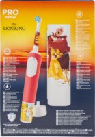 Oral-B Vitality Pro 103 Forgó-Oscilláló Elektromos Gyermek Fogkefe Utazó tokkal - Oroszlánkirály mintás