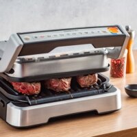 Tefal GC773D10 OptiGrill 2 az 1-ben Összecsukható Elektromos Kontaktgrill 2100 Watt - Ezüst