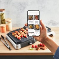 Tefal GC773D10 OptiGrill 2 az 1-ben Összecsukható Elektromos Kontaktgrill 2100 Watt - Ezüst