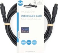 Nedis CAGL25000BK20 Toslink apa - Toslink apa Kábel 2m - Fekete