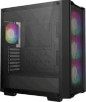 DeepCool CC560 MESH V2 Midi Torony Számítógépház + 4db 120mm ARGB ventilátor - Fekete