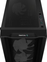 DeepCool CC560 MESH V2 Midi Torony Számítógépház + 4db 120mm ARGB ventilátor - Fekete