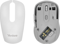 Yenkee YMS 2045WE Wireless / Bluetooth Egér - Fehér