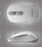 Yenkee YMS 2045WE Wireless / Bluetooth Egér - Fehér