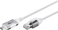 Goobay USB-C 3.2 Gen2 - RJ-45 Ethernet Adapterkábel 2m - Fehér