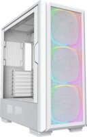 Montech SKY TWO GX Midi Torony Számítógépház + 3db 140mm ARGB ventilátor - Fehér