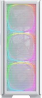 Montech SKY TWO GX Midi Torony Számítógépház + 3db 140mm ARGB ventilátor - Fehér