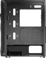 Montech X3 MESH Midi Torony Számítógépház + 3db 140mm LED + 3db 120mm LED ventilátor - Fekete