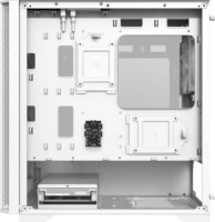 Montech AIR 100 ARGB Mini Torony Számítógépház + 4db 120mm ARGB ventilátor - Fehér