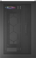 Montech KING 65 PRO Midi Torony Számítógépház + 2db 140mm + 1db 120mm ARGB ventilátor - Fekete