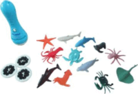 Projektoros LED zseblámpa állatfigurákkal - Tengeri állatok