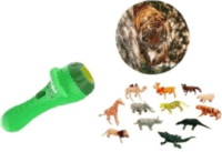 Projektoros LED zseblámpa állatfigurákkal - Vadállatok