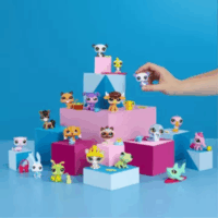 Hasbro Littlest Pet Shop Rózsaszín hangyász Játékfigura G7 #15