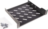 Equip EZFS-10-1-20-B 10" Fix rack szekrény polc 200mm 1U - Fekete