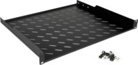 Equip EZFS-19-1-60-B 19" Fix rack szekrény polc 600mm 1U - Fekete