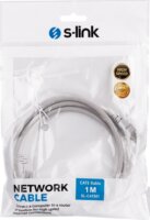 S-link SL-CAT601 UTP CAT6 RJ45 Patch Kábel 1m - Szürke