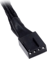 SilverStone SST-CPF01 4pin PWM ventilátor hosszabbító kábel 0.1m - Fekete
