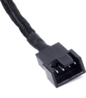 SilverStone SST-CPF01 4pin PWM ventilátor hosszabbító kábel 0.1m - Fekete