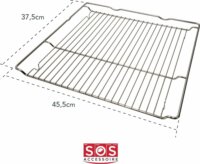 Neff Z11CR10X0 Rozsdamentes acél Standard Sütőrács 45.5 x 3.1 x 37.5 cm - Inox