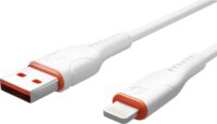 S-Link SL-X207E USB-A apa - Lightning apa Adat- és töltőkábel 1m - Fehér