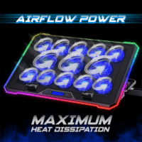 Spirit of Gamer Airblade1300 RGB 17" Laptop Hűtőpad - Fekete