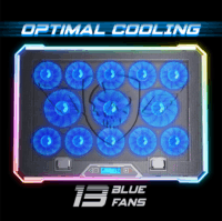 Spirit of Gamer Airblade1300 RGB 17" Laptop Hűtőpad - Fekete