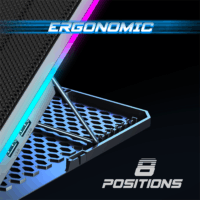 Spirit of Gamer Airblade1300 RGB 17" Laptop Hűtőpad - Fekete