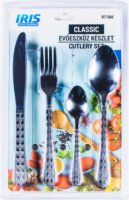 Iris KT-560 Classic Rozsdamentes acél evőeszköz szett - Ezüst (16 db)