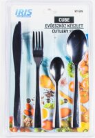 Iris KT-559 Cube Rozsdamentes acél evőeszköz szett - Ezüst (16 db)