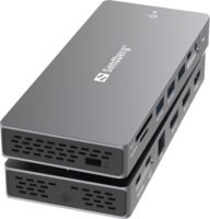 Sandberg DockingStation Pro USB-C Notebook Dokkoló 100W - Fekete