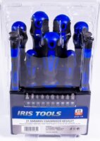 Iris Tools DT-21-128 Csavarhúzó készlet (21 db / csomag)