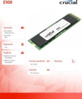 Crucial 1TB E100 CT1000E100SSD8 NVMe PCIe M.2 SSD