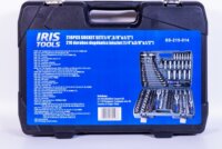 Iris Tools SS-215-014 Dugókulcs készlet 1/4" + 3/8" + 1/2" (215 db / csomag)